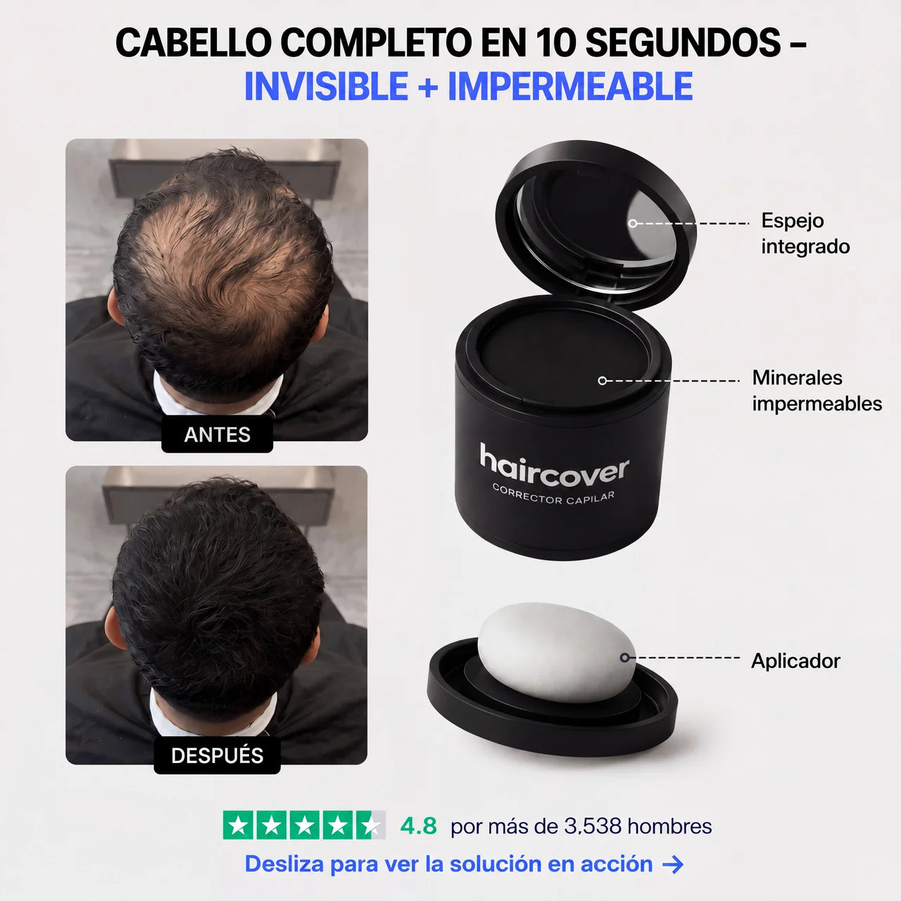 Corrector Capilar Instantáneo - Haircover